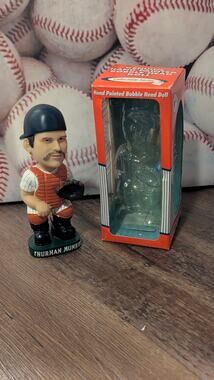Thurman Munson NY Yankees Limited Edition Bobblehead Orange Catchers Gear 2003
